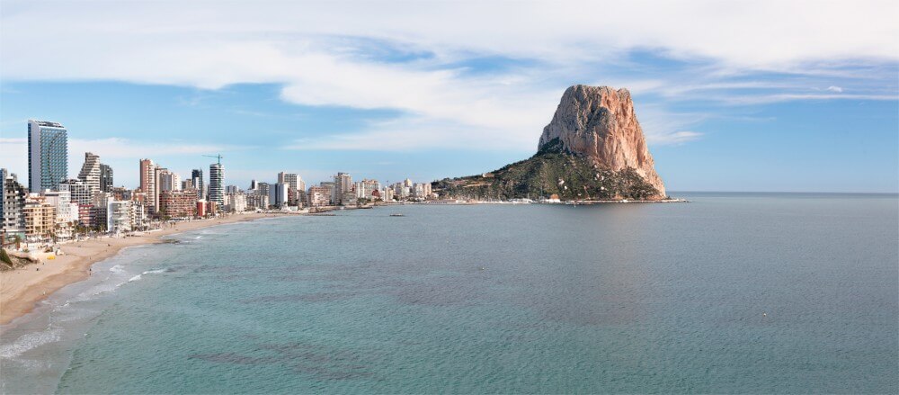 massif rocheux Penyal d’Ifach à Calpe