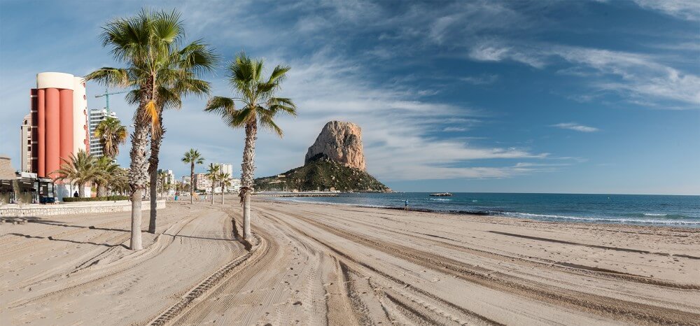 plage à calpe - Penyal d'Ifach